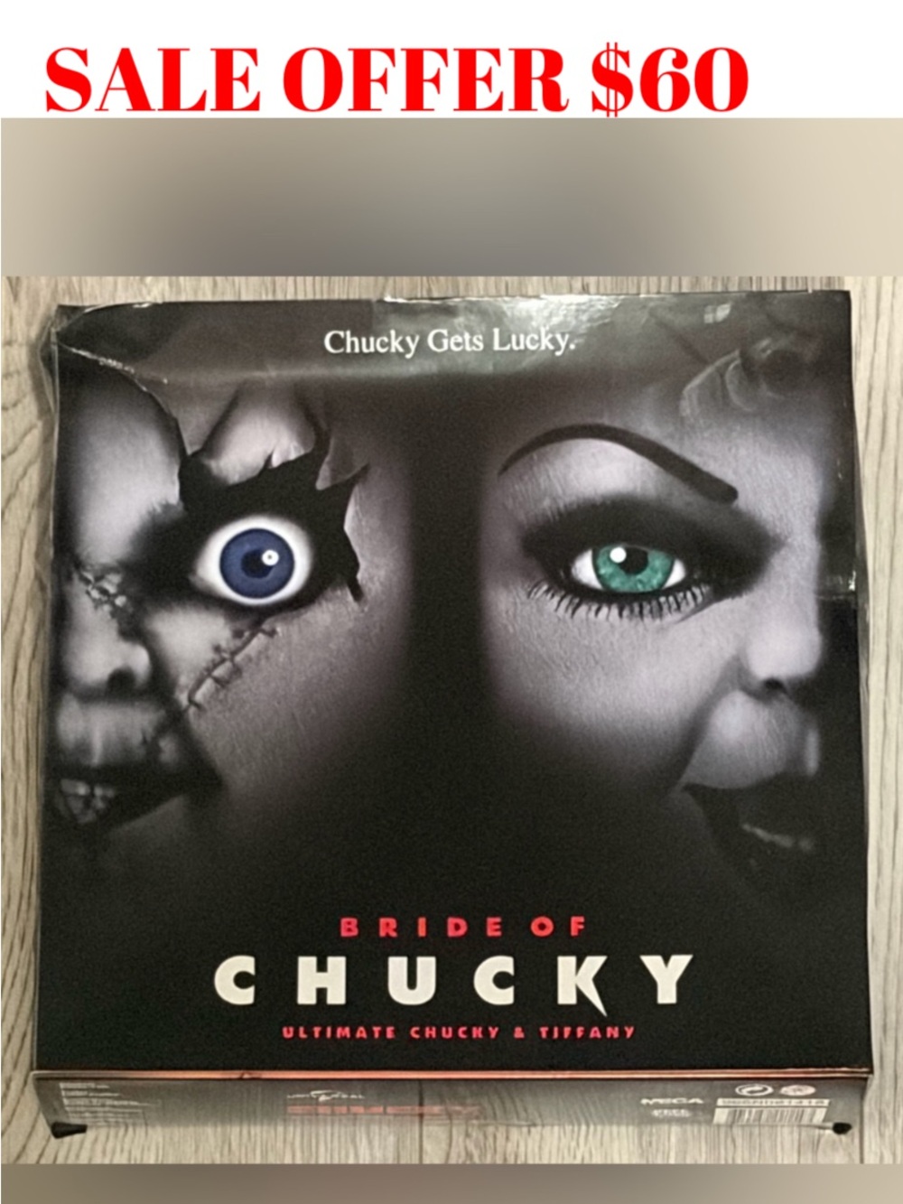 NECA Chucky Tiffany Bride Of Chucky Horror Movie Toy Figures